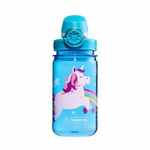 Nalgene Baby Water Bottle Grip-n-Gulp Sustain 0, 35 L kék egyszarvú kép