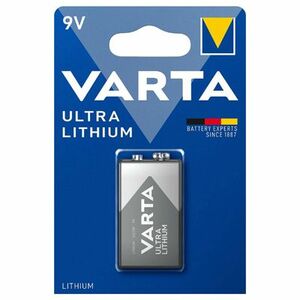 Varta akkumulátor Ultra Lithium 9V blokk 1 darab kép