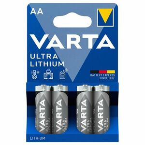 Varta Ultra Lithium AA / Mignon akkumulátor 4 darab kép