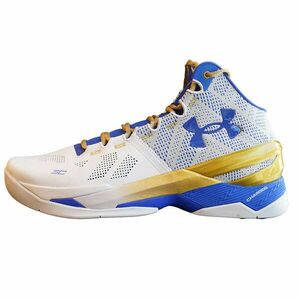 Under armour curry 2 nm kosárlabda cipő unisex fehér/kék 42.5 kép