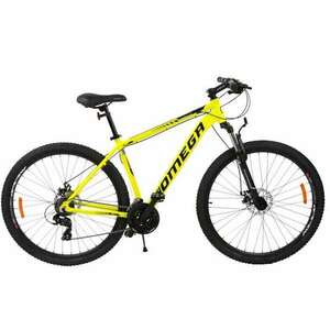 Omega Thomas 29"-es mountainbike, 49 cm-es váz, sárga/fekete/fehér kép