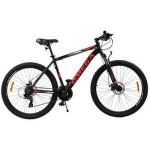 Omega Thomas 27.5"-es mountainbike, 49 cm-es váz, fekete/piros kép