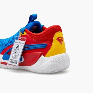 Puma court rider superman 85th kosárlabda cipő unisex piros/kék 40.5 kép