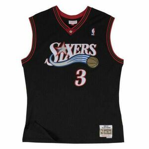 MITCHELL & NESS PHILADELPHIA 76ERS ALLEN IVERSON 00-01' - 03 SWINGMAN 2.0 JERSEY kosárlabda mez Fekete 3XL kép