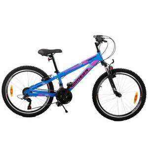 Omega Gerald 24" gyermek mountain bike, 18 sebességes, kék kép