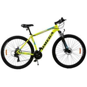 Omega Thomas 29"-es mountainbike, 49 cm-es váz, sárga kép