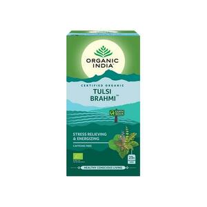 Tulsi BRAHMI, filteres bio tea, 25 filter - Organic India kép