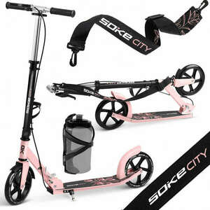 Soke City klasszikus városi roller black and pink kép