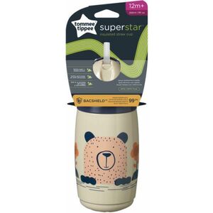 Superstar Insulated Straw Cup drapp 266 ml kép