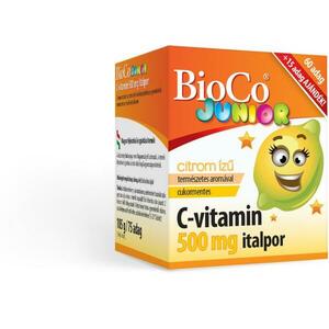 C-vitamin JUNIOR 500 mg italpor 105 g kép