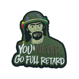 WARAGOD FELVARRÓ You Never Go Full Retard PVC Patch kép