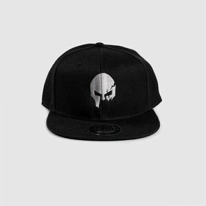 Férfi siltes sapka Aesthetics Snapback SKULL SILVER, fekete kép