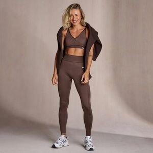 MP Női Seamless Rib Leggings – Kávé - L kép