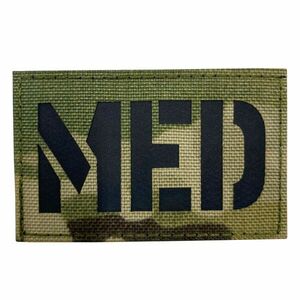 WARAGOD FELVARRÓ Reflective Fabric MED Patch Multicam kép