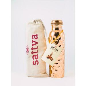 Réz kulacs, gyémánt mintás 950ml - Sattva Ayurveda kép