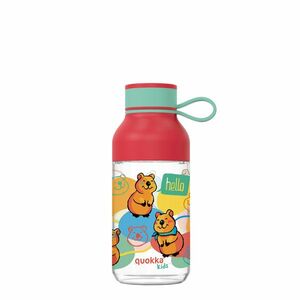 BPA mentes műanyag kulacs pánttal ICE KIDS Happy 430ml - Quokka kép