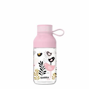 BPA mentes műanyag kulacs pánttal ICE KIDS Birds 430ml - Quokka kép