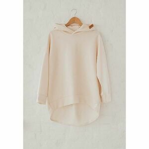 HOODED IKIGAI Kapucnis Pulóver - Cream - PatentDuo kép