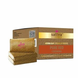 Hennatömbök - Vörös 240g (3X80g) - Sattva Ayurveda kép