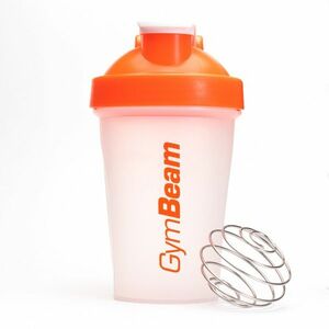 GymBeam Shaker Blend Bottle átlátszó-narancssárga 400 ml kép