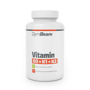 GymBeam D3 + K1 + K2 vitamin kép