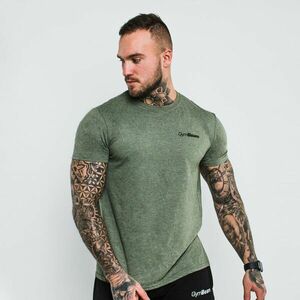 GymBeam Tričko Basic Heather Military kép