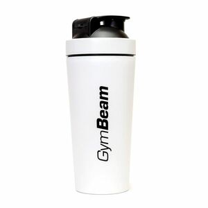 GymBeam Steel White shaker 750 ml kép