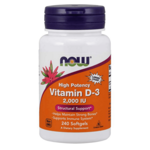 Now Foods Vitamin D3 2000 IU 240 kaps kép