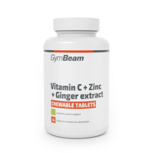 GymBeam Chewable Vitamin C + Zinc + Ginger extract kép