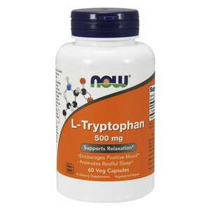 NOW foods L- triptofán 500 mg kép