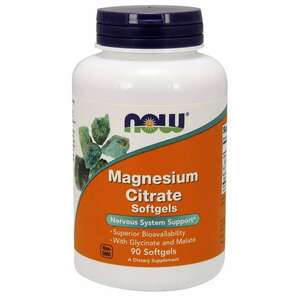 NOW Foods Magnesium Citrate Softgels kép