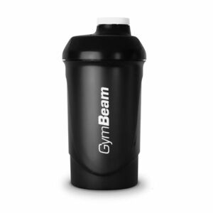 GymBeam Black Shaker All-Black 700 ml kép