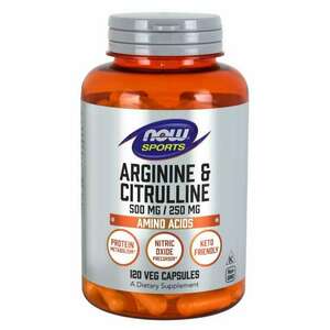 NOW Foods Arginine & Citrulline kép