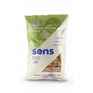 SENS Protein pea chips with cricket flour and poppy seeds kép