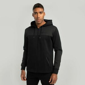 Essential Zip Up Hoodie Black pulóver – STRIX kép