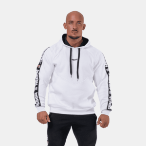 NEBBIA Men‘s hoodie White kép