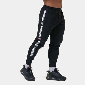 NEBBIA Men‘ Golden Era Sweatpants Black kép