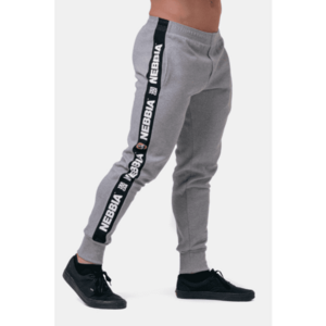 NEBBIA Men‘s Golden Era Sweatpants Grey kép