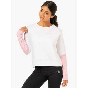 Ryderwear Hybrid Pullover Jumper White Pink kép