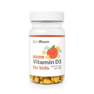 GymBeam D3 vitamin rágótabletta gyerekeknek kép