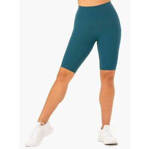 Ryderwear Women‘s Reset High Waisted Pocket Bike Shorts Teal kép