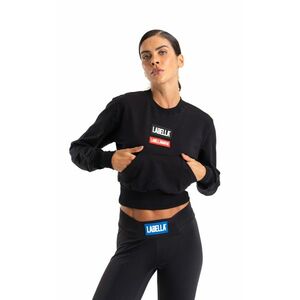 LABELLAMAFIA Women‘s Sweatshirt Go On Black kép