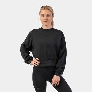 Loose Fit női pulóver Black – NEBBIA kép