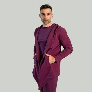 STRIX Cardigan Hoodie plum kép