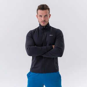 NEBBIA Men‘s Zipper Jacket Control Black kép