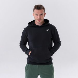 NEBBIA Men‘s Hoodie Pouch Pocket Black kép