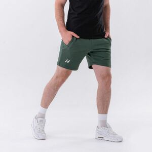 NEBBIA Men‘s Shorts Relaxed-fit Dark Green kép