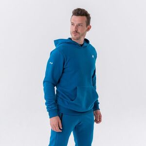 NEBBIA Men‘s Hoodie Pouch Pocket Blue kép