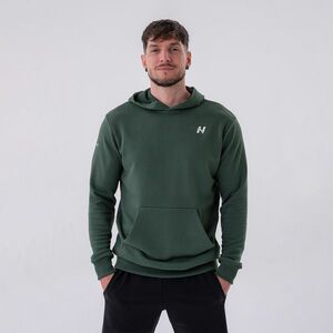 NEBBIA Men‘s Hoodie Pouch Pocket Dark Green kép