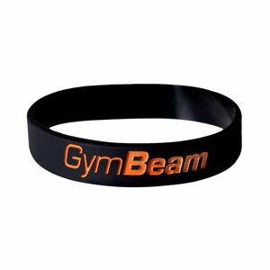 GymBeam GB Szilikon karkötő Black Orange kép